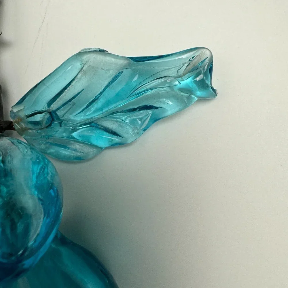 RARE Vintage ART Blue Glass 